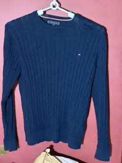 TOMMY HILFIGER ネイビー ニット M