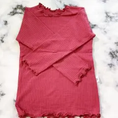 ☘️ワインレッド 【100】キッズ パジャマ上下セット 伸縮性あり