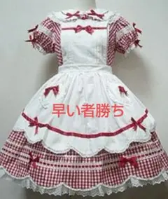 レア◎Angelic Pretty オーガンジーエプロン シロピンク Wonder Heart Apron by Angelic Pretty