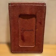 Esperanto レザー パスケース ブラウン