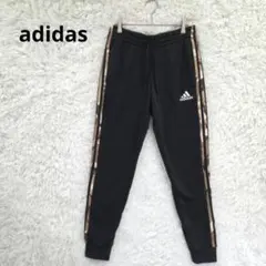 adidas アディダス 迷彩サイドライン スウェットパンツ ブラック　Ｌ