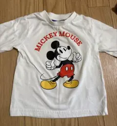 ミッキーマウス Tシャツ ホワイト　80