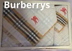 BURBERRY タオルセット ホースロゴ チェック柄