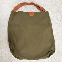 ILBISONTE　イルビゾンテ　レザーキャンバス　ハンドバッグ　トート　大容量