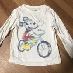 ミッキー子ども長袖Tシャツ　100
