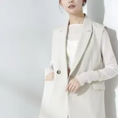 新品　ダブルテーラードジレ　ナノユニバースss