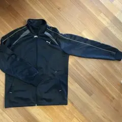 PUMA ブラック ジップアップジャージ M L