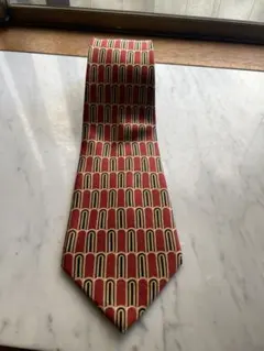 LANVIN 幾何学模様 ネクタイ