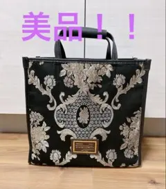 美品✨イントキシック 花柄刺繍 トートバッグ