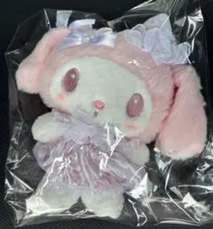 マイメロディ 白いちごのティータイム　ふわくた ぬいぐるみ