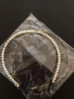 パールカチューシャ　なみなみカチューシャ