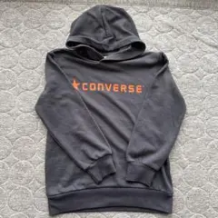 CONVERSE フード付きパーカー 140サイズ グレー