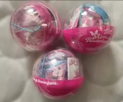 ディズニー　パルパルーザ　ミニーマウス　カプセルトイ　3点セット