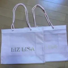 ♡ LIZLISA リズリサ ショッピングバッグ ショッパー 2枚 ♡のサムネイル