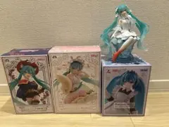 初音ミク　プライズフィギュア　4点セット