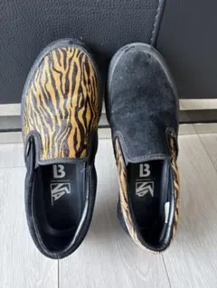 VANS スリッポン タイガー柄 ハラコ素材