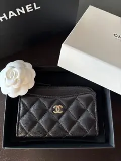 【ご専用】CHANEL キャビアスキン　フラグメントケース　パリ本店限定ボックス