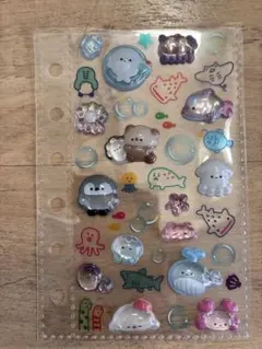 ボンボンドロップシール　ぷかぷかボンボン　おすそわけシール①