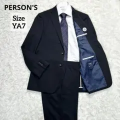 【美品】パーソンズ スーツ セットアップ XLサイズ ブラック ストライプ