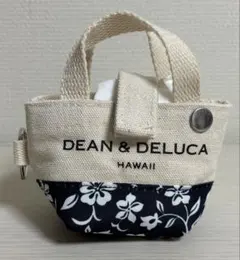 DEAN & DELUCA ハワイ限定 ハイビスカス柄 ミニトート