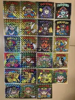 ヘッドだらけのビックリマンチョコ　23枚