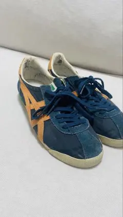 Onitsuka Tiger ネイビー/オレンジ スニーカー　23.5cm