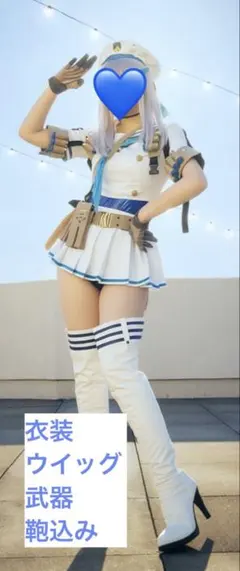 NIKKE ニケ ネオン コスプレ衣装 ウイッグ 靴 鞄付きのサムネイル