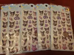 て*ん様 【在庫処分】クロミ　立体　同シール　5枚セット