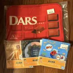 森永製菓 一番くじ C賞 G賞 DARS フラットポーチ ジッパーバッグのサムネイル