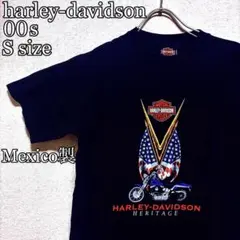 【レア】ハーレーダビッドソン　00s メキシコ製　美品　両面プリント　Tシャツ
