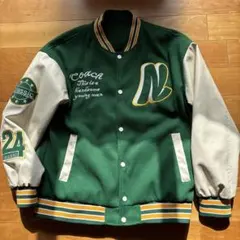 スタジャン カレッジ 刺繍 ワッペン M-Lサイズ コーチジャケット