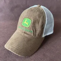 00s JOHN DEERE ジョンディア フルメッシュ キャップ イエロー 緑 