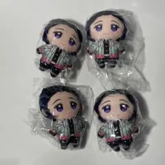 鬼滅の刃　かぷっこふれんず 2　胡蝶しのぶ　4個セット　マスコット　ぬいぐるみ