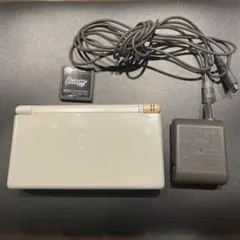 【NINTEND】 DS lite本体 クリスタルホワイト（ポケモンブラック付）