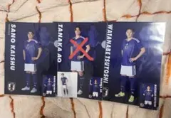 一番くじ サッカー日本代表 クリアファイル 2枚セット 渡辺 佐野のサムネイル