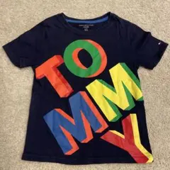 TOMMY HILFIGER ネイビー Tシャツ S/P (6-7歳) 120