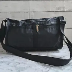 LESPORTSAC ブラック ショルダーバッグ サッチェル
