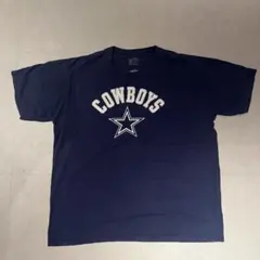 US古着 NFL Fanatics Cowboys Tシャツ XL ネイビー