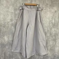 MERVEILLE H. メルべイユアッシュ ワイドパンツ　リネンレーヨン混　S