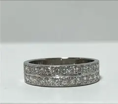 Pt900 ダイヤモンドリング 0.50ct 2連デザイン 田崎 TASAKIのサムネイル