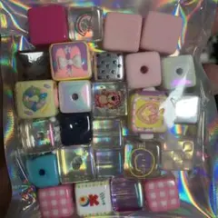 カラフルなプラスチックビーズセット