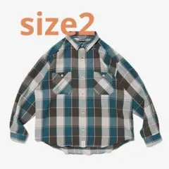 新品未使用　即完売　26ss VANNING PLAID LS SHIRT 2のサムネイル