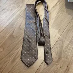 ゆ*き様 LOUIS VUITTON ネクタイ ドット柄 モノグラム ブラウンのサムネイル