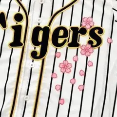 阪神タイガース 刺繍 ワッペン 森下翔太 筆記体 選手名 大 【ピンク