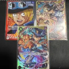 ワンピースカードゲーム サボ3点セット L1 SEC2