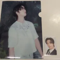 TXT ボムギュ VR トレカ＆ポップアップカフェ クリアファイル おまけ付