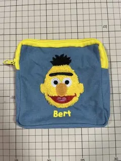 セサミストリート もこもこポーチ 2 バート ポーチ