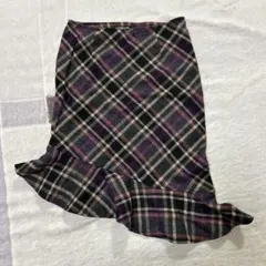 アシンメトリースカート Mサイズ チェック柄
