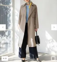 23区 　今季LIMONTAハイカウントメモリータフタ ライナー付き アウター