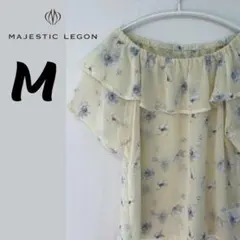 MAJESTIC LEGON フラワープリントブラウス M　花柄